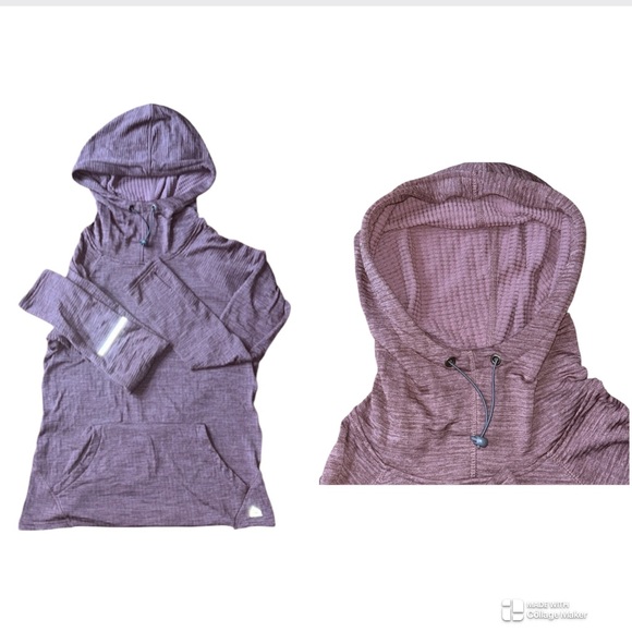 RBX Active Pullover Hoodie Women's M Purple Kangaroo Pocket Long Sleeve - Picture 1 of 5